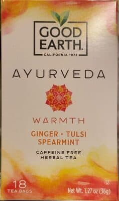 Ginger Tulsi Spearmint Caffeine Free Herbal Tea Bags