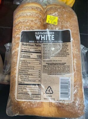 Old Fashioned White Bread