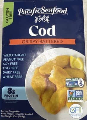Battered Cod Gluten Free