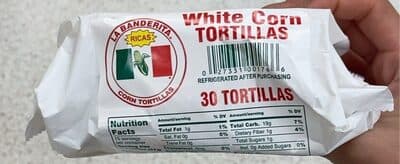 White Corn Tortillas