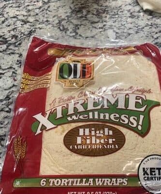 Extreme Wellness High Fiber Carb Friendly Tortillas