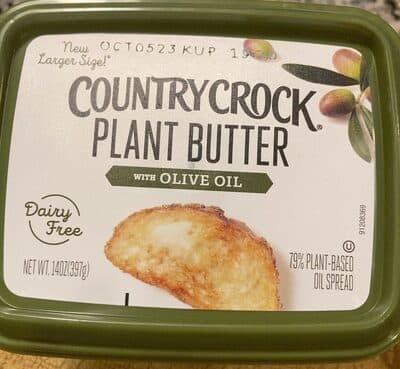 Plants Butter with olive oil