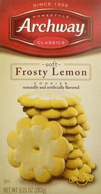Frosty Lemon Soft Cookies
