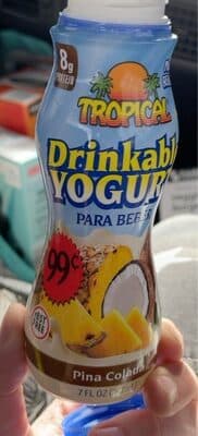 Drinkable Yogurt-Piña Colada