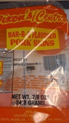 Dixons BBQ pork skins