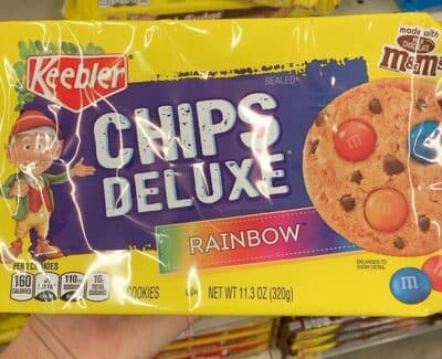 Rainbow Cookies Made With Milk Chocolate M&M's