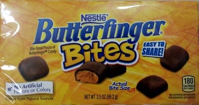 BITE-SIZED PIECES OF BUTTERFINGER CANDY BITES