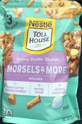 Peanut Butter Flavored Morsels Spring Easter Basket