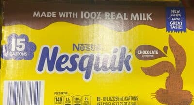 Nesquik chocolate milk