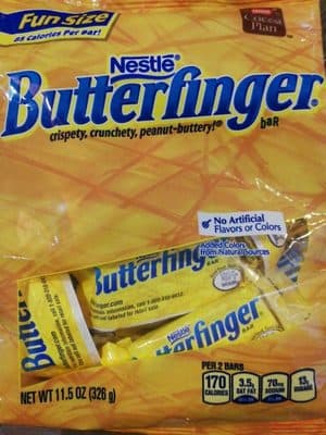 Crispety, Crunchety, Peanut-Buttery Fun Size Bars