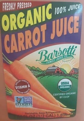 Organic Carrot Juice