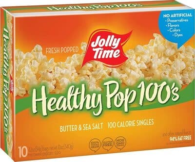 Calorie healthy pop butter