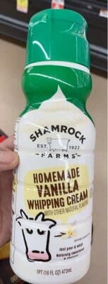 Homemade Vanilla Whipping Cream