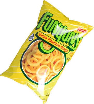 FUNYUNS, ONION FLAVORED RINGS