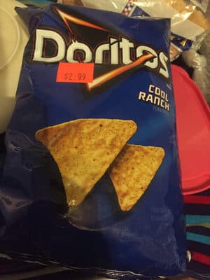 Cool Ranch Flavored Tortilla Chips