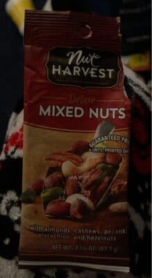 Deluxe With Almonds, Cashews, Pecans, Pistachios, and Hazelnuts Mixed Nuts