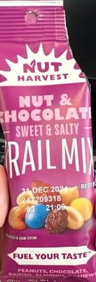 Nut & Chocolate With Peanuts, Chocolate, Raisins, Almonds & Cashews Mix