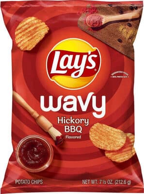 Hickory BBQ Flavored Wavy Potato Chips