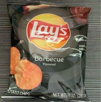 Barbecue potato chips