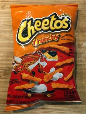 Crunchy, Cheese Flavored Snacks