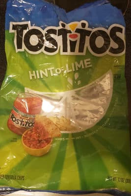 Hint of Lime Flavored Tortilla Chips