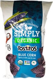 SIMPLY TOSTITOS, BLUE CORN TORTILLA CHIPS