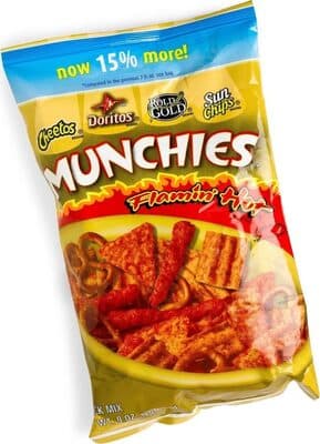 Flamin' Hot Flavored Snack Mix, Salsa, Baja Picante