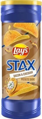 Bacon & Cheddar Potato Skins Flavored Potato Crisps