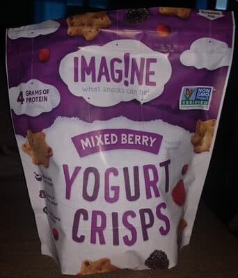 Mixed Berry Yogurt Crisps