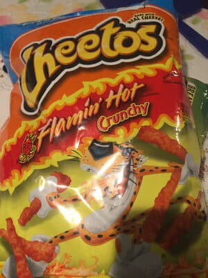 Crunchy Cheese Flavored Snacks, Flamin' Hot