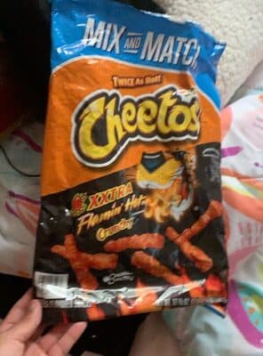 XXTRA Flamin' Hot Crunchy Cheese Flavored Snacks