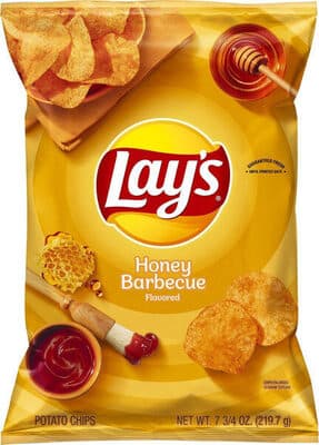 Honey Barbecue Flavored Potato Chips