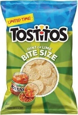 Hint of Lime Flavored Tortilla Chips