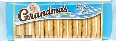 Grandma's Sandwich Crème Cookies Vanilla Naturally & Artificially Flavored
