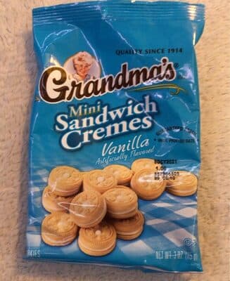 Vanilla Mini Sandwich Cremes Cookies