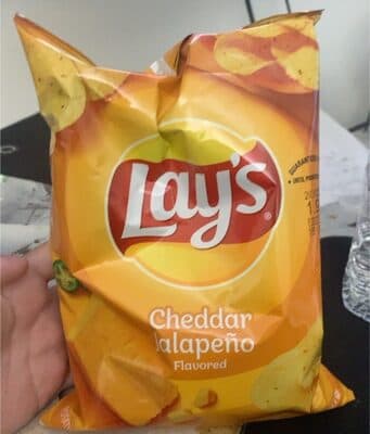 Cheddar Jalapeno Flavored Potato Chips