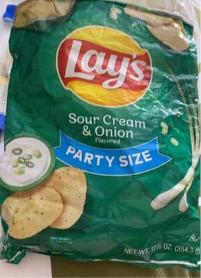 Sour Cream & Onion Flavored Potato Chips