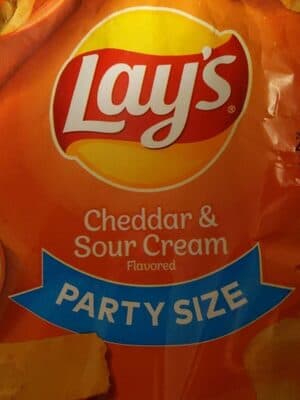 Cheddar & Sour Cream Flavored Potato Chips