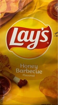 Honey Barbecue Flavored Potato Chips