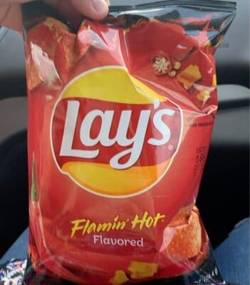 Flamin' Hot Flavored Potato Chips