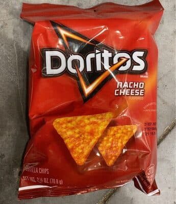 Nacho Cheese Flavored Tortilla Chips