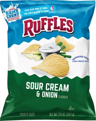 Sour Cream & Onion Flavored Potato Chips