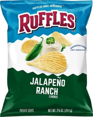 Jalapeno Ranch Flavored Potato Chips