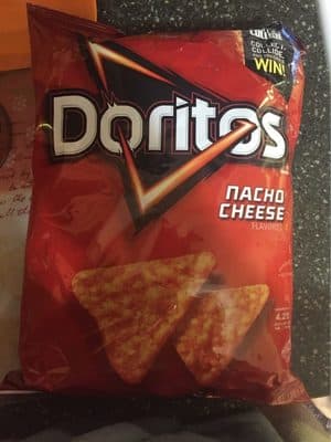 Nacho Cheese Flavored Tortilla Chips