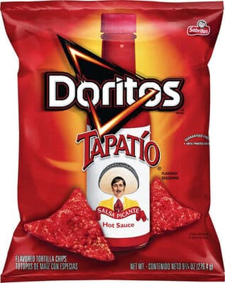 Salsa Picante Hot Sauce Flavored Tortilla Chips