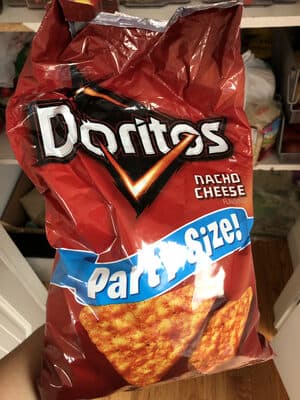 Nacho Cheese Flavored Tortilla Chips
