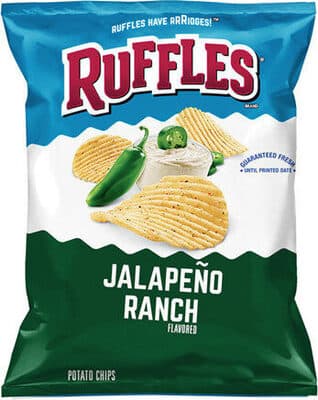 Flavored Potato Chips, Jalapeno Ranch