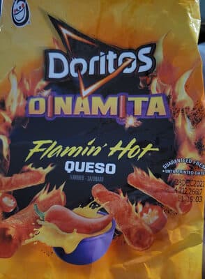Doritos Dinamita Flamin Hot Queso Rolled Flavored Tortilla Chips