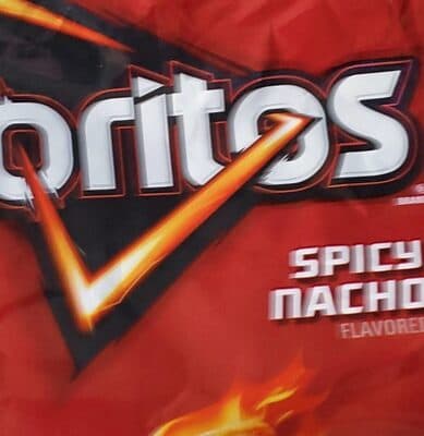 Doritos Tortilla Chips Spicy Nacho Flavored
