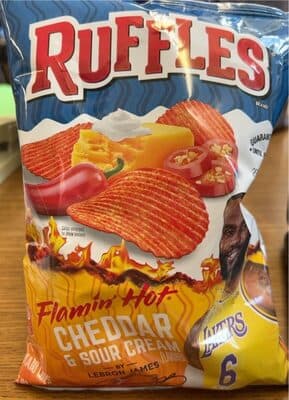 Ruffle Flamin' Hot Cheddar and Sour Cream